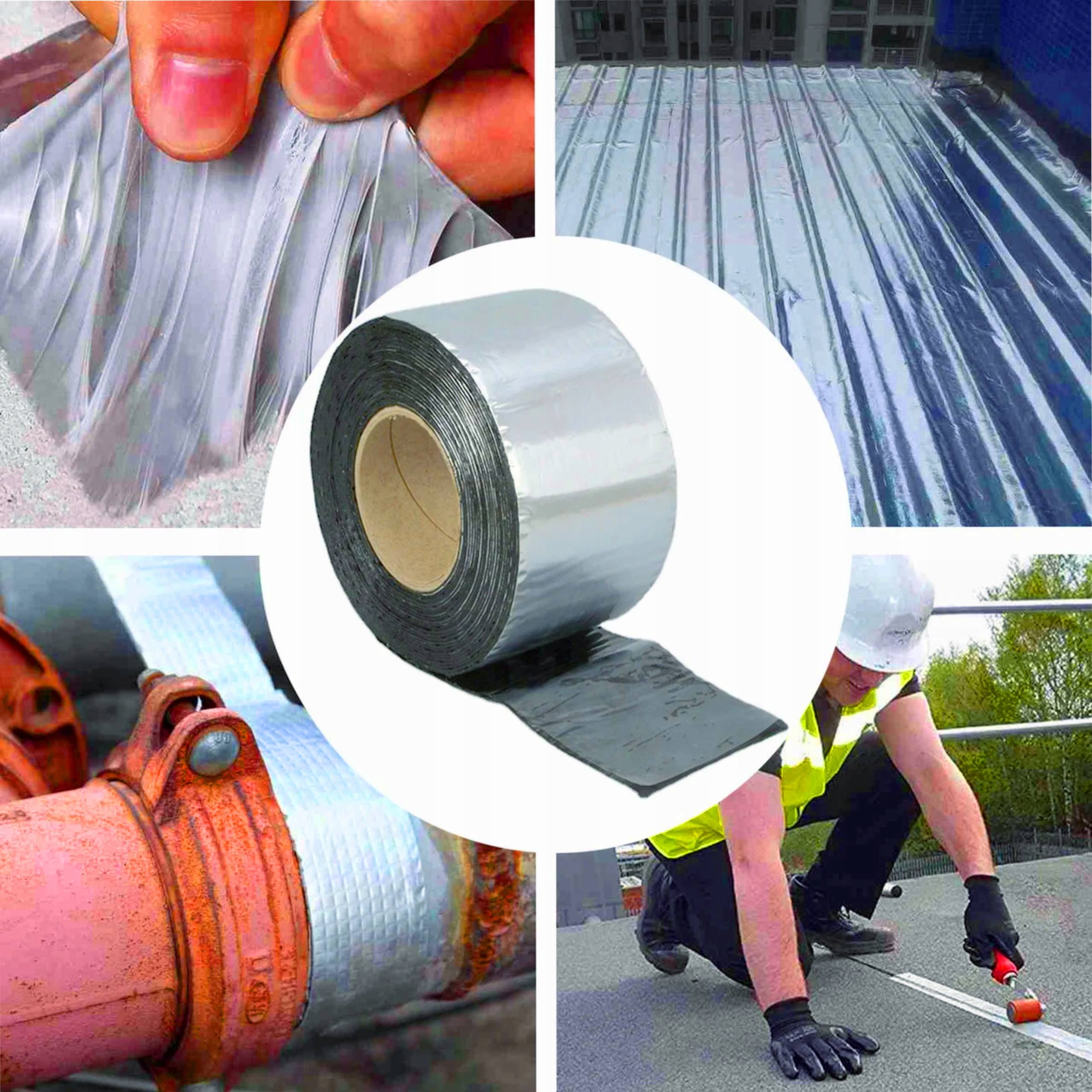 Taśma dekarska bitumiczna uszczelniająca 10mb x 15cm TYTAN antracyt Typ akcesoriów taśma