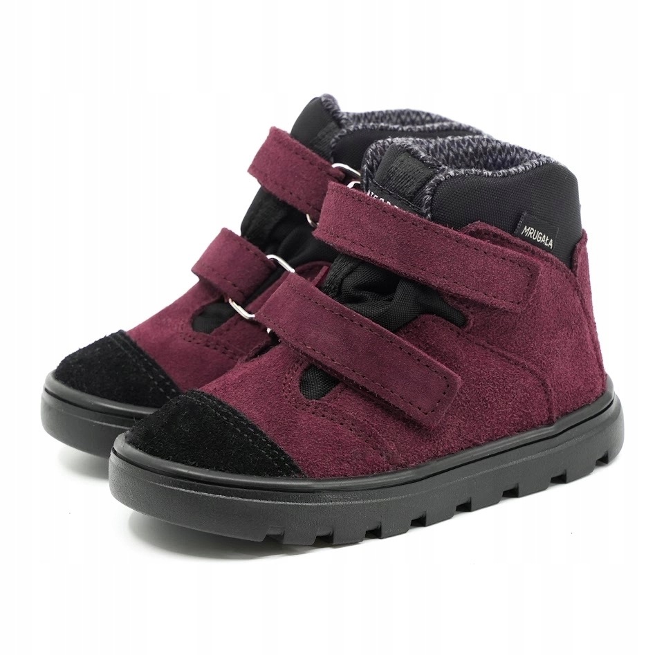 Mrugała Neo 6320/6-55 plum Trzewiki Przejściowe Z Membraną Te-por R 32