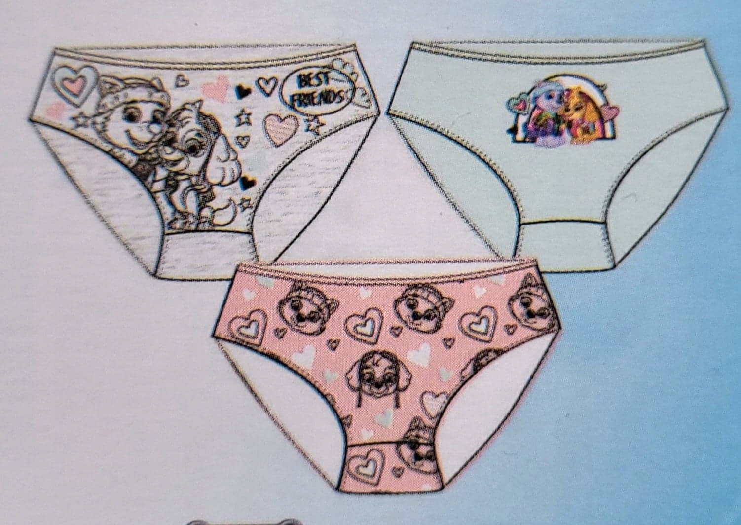 Nickelodeon majtki dziecięce figi Psi Patrol bawełna rozmiar 104 - 110 Marka Nickelodeon