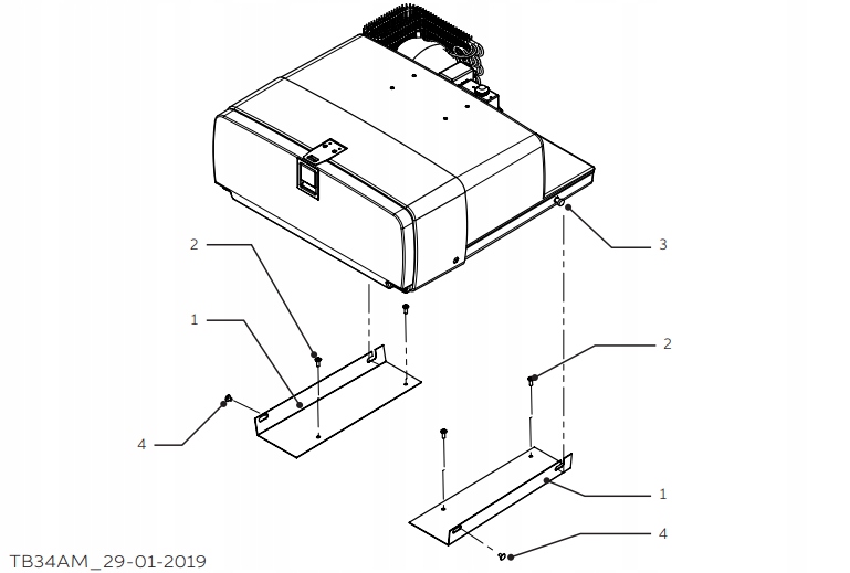 Lodowka Indel TB34AM szufladowa do Scania serii R Brand Indel B