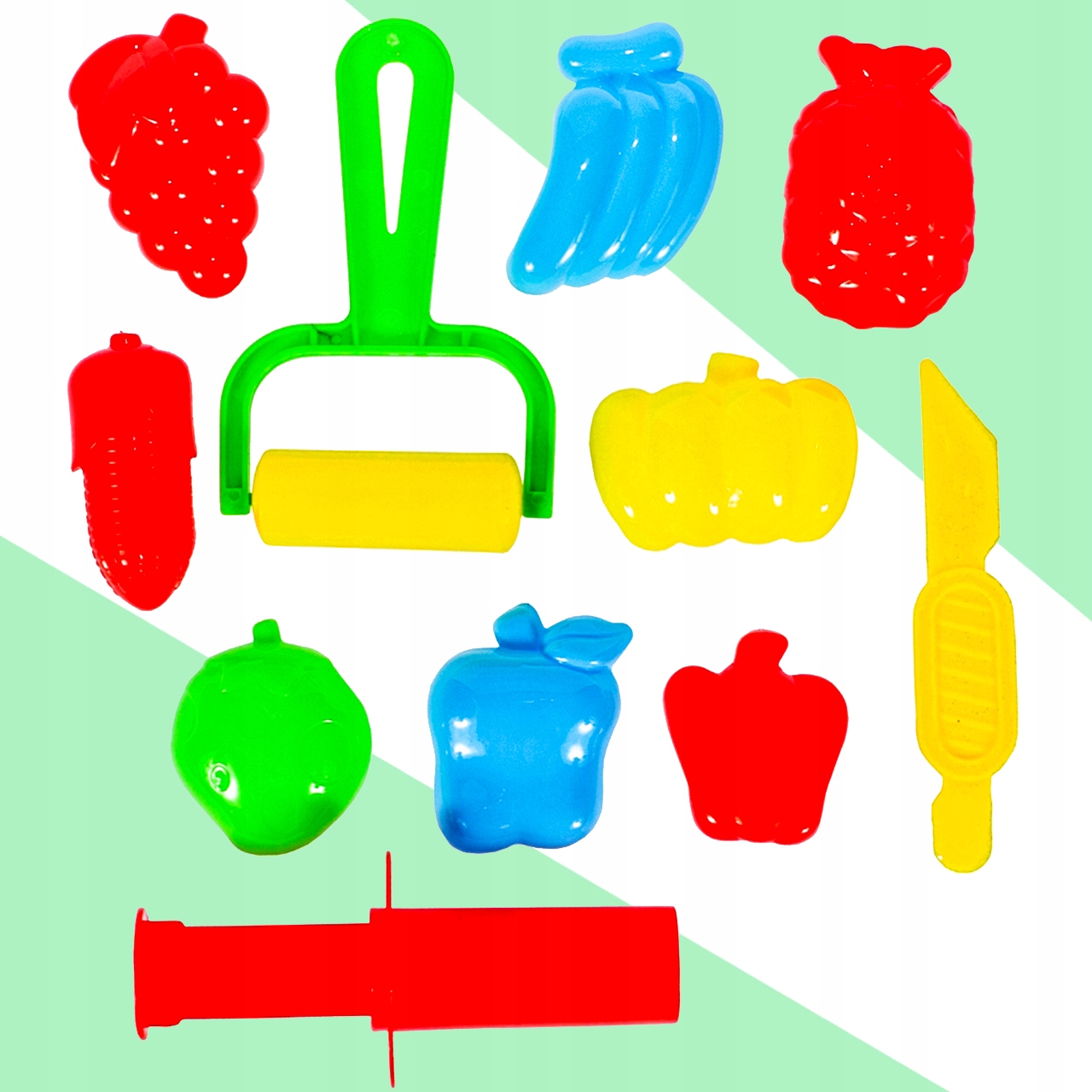 CIASTOLINA 8 KOLORÓW KUBECZKÓW CIASTO MASA PLASTYCZNA AKCESORIA PLASTELINA Płeć chłopcy dziewczynki