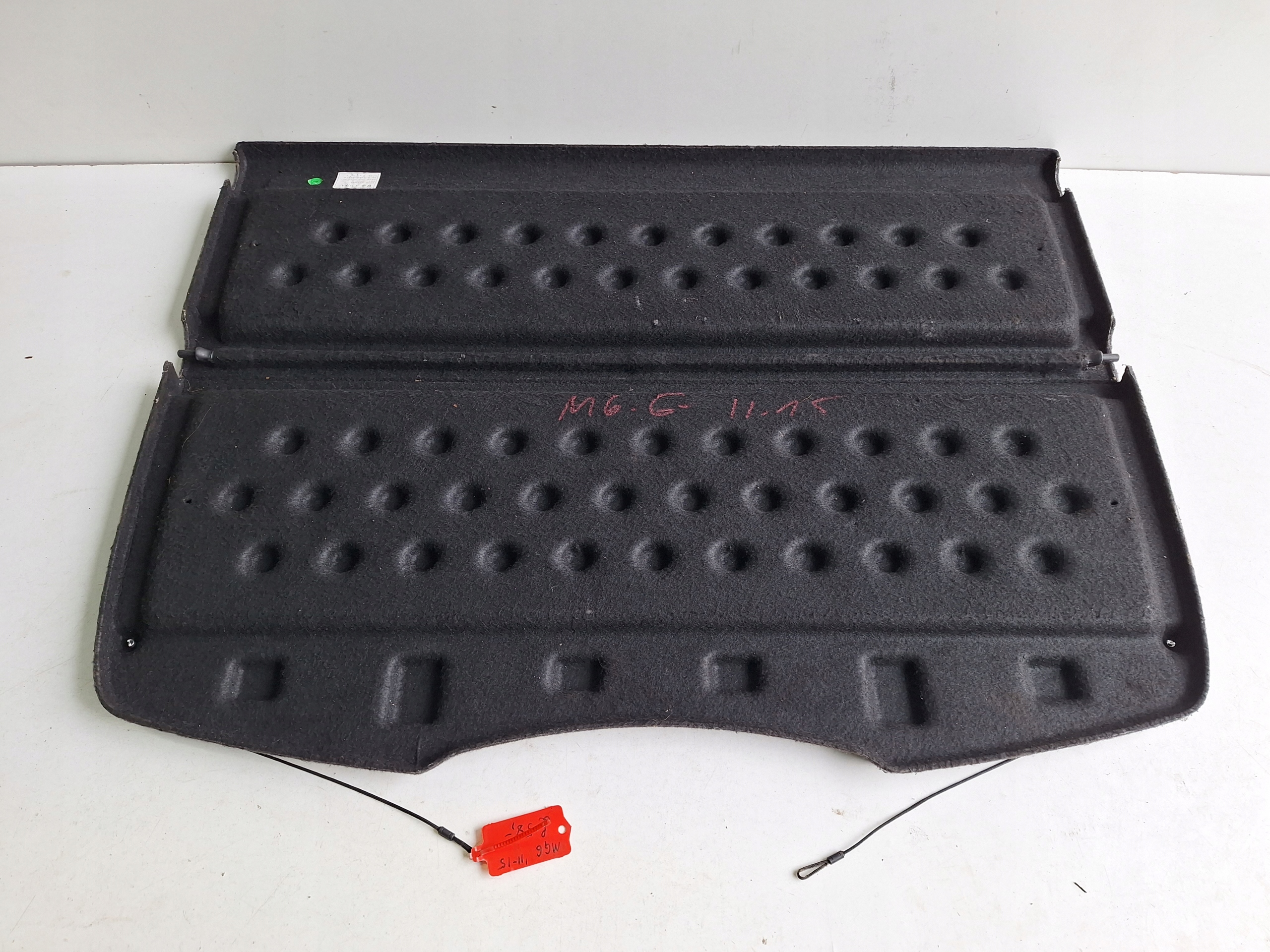 MG 6 MK1 11-15 rear plato