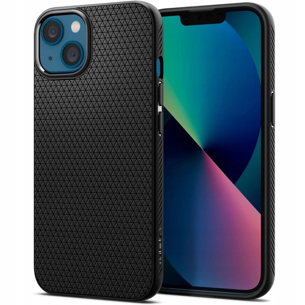 Etui Spigen Liquid Air na iPhone 13 mini czarny mat