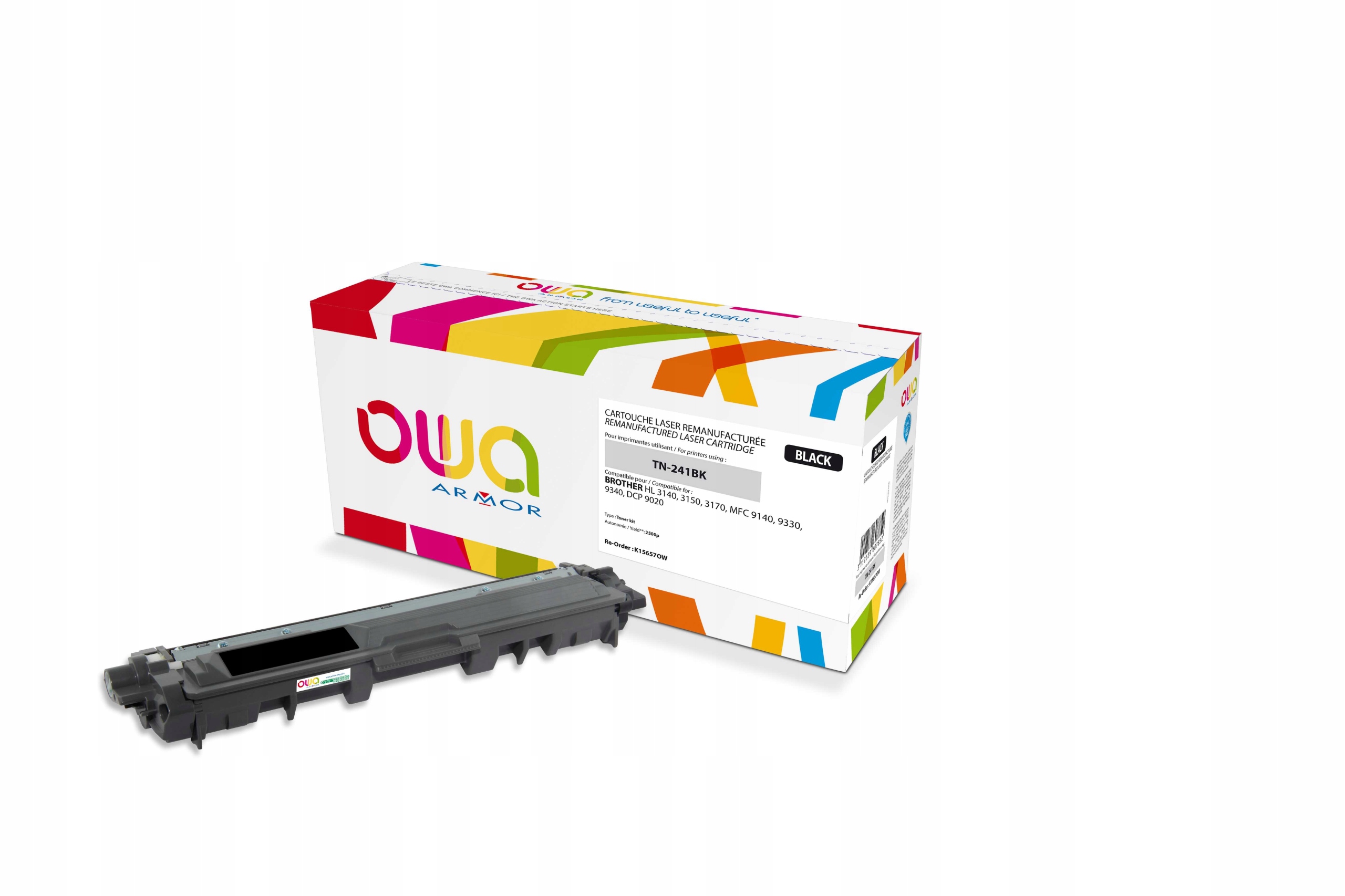 Owa Armor toner kompatibilný s Brother TN-241BK/ TN-242BK, 2500st, čierna…