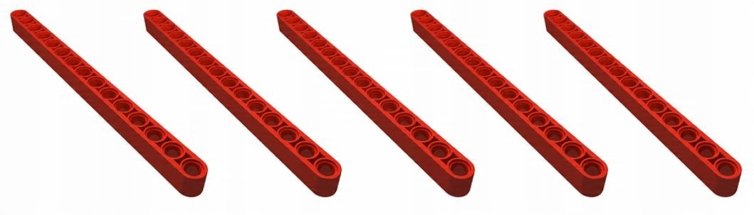 

Lego Technic 32278 liftarm belka 1x15 czerwony