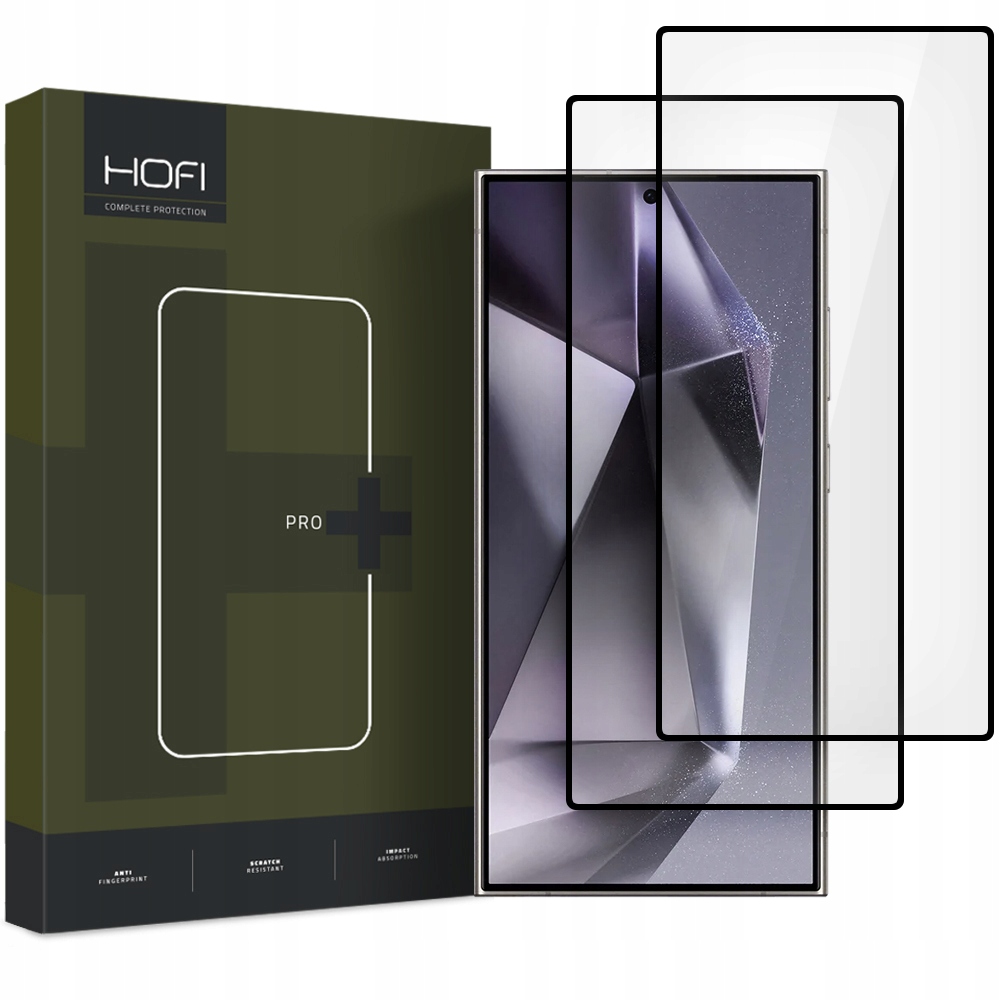 Szkło Hartowane Hofi Glass Pro+ 2- Pack Galaxy S25 Ultra Black Hofi