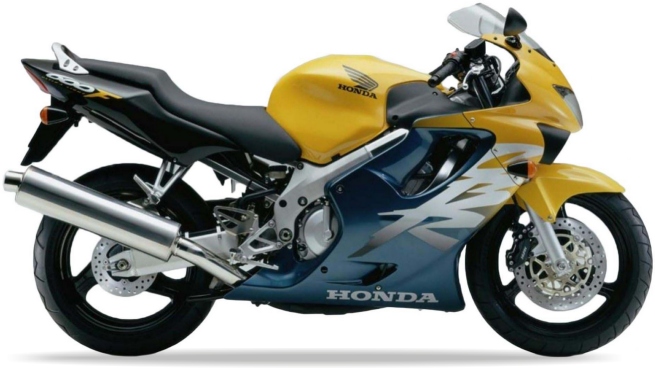Samolepky Na Motocykl Juula Pro Honda Cbr 600 F 1999 Žluté Y124