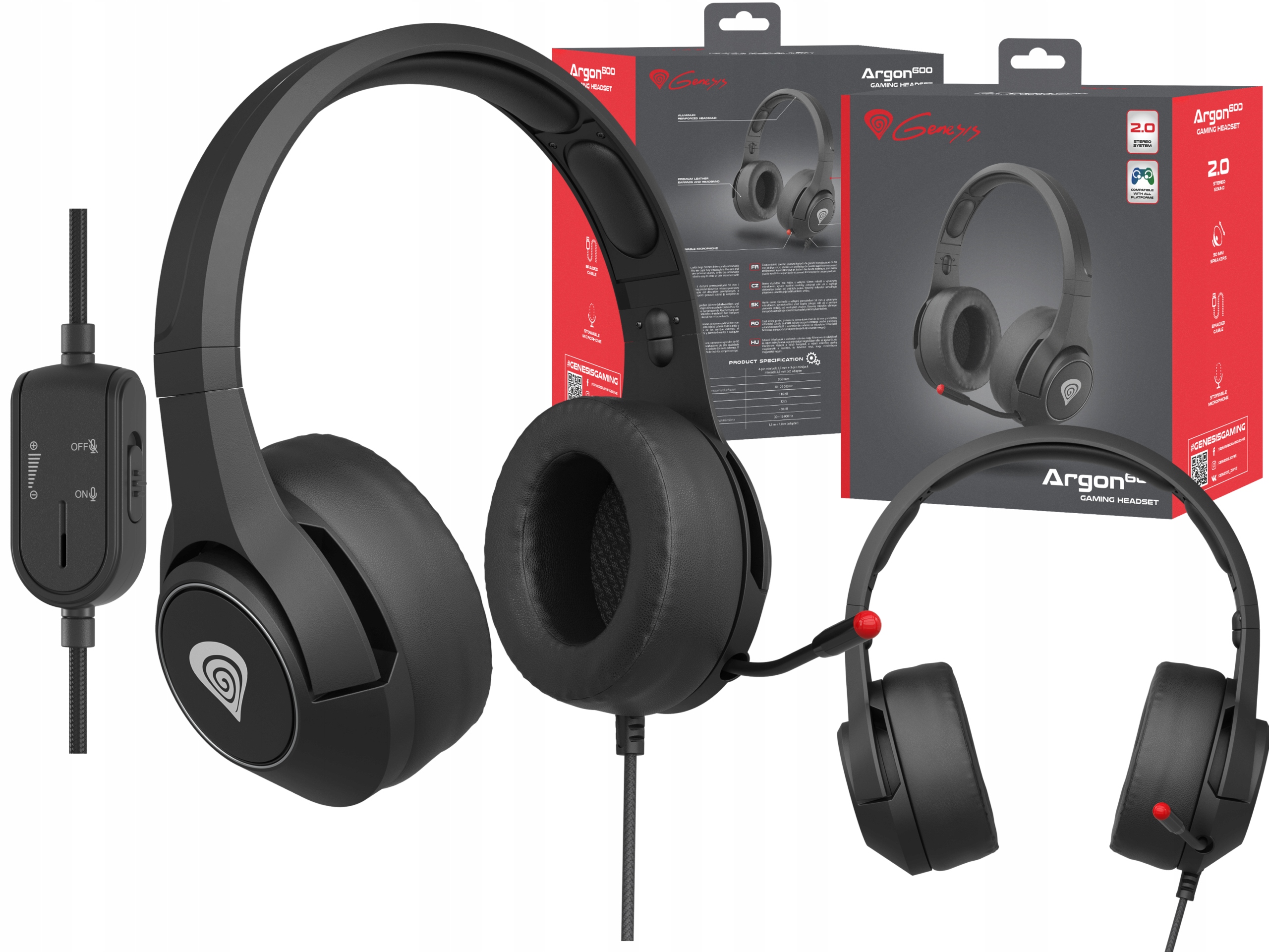 SŁUCHAWKI GAMINGOWE HEADSET GRACZA PS4 PS5 XBOX