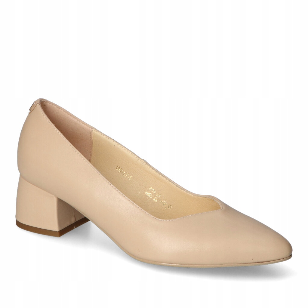 Czółenka Sala 20615/2433 Beżowe lico 37