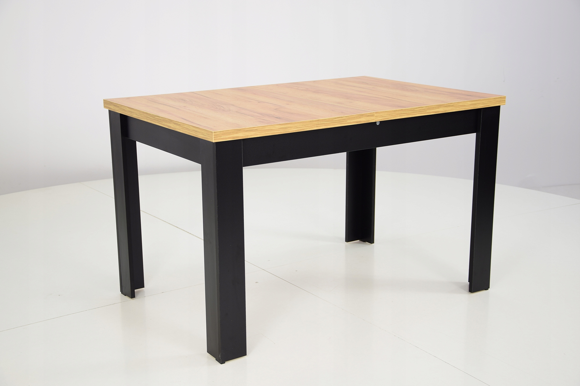 6x krzesło Krzyżak i stół 80x120/160 DĄB CRAFT Szerokość stołu 80 cm