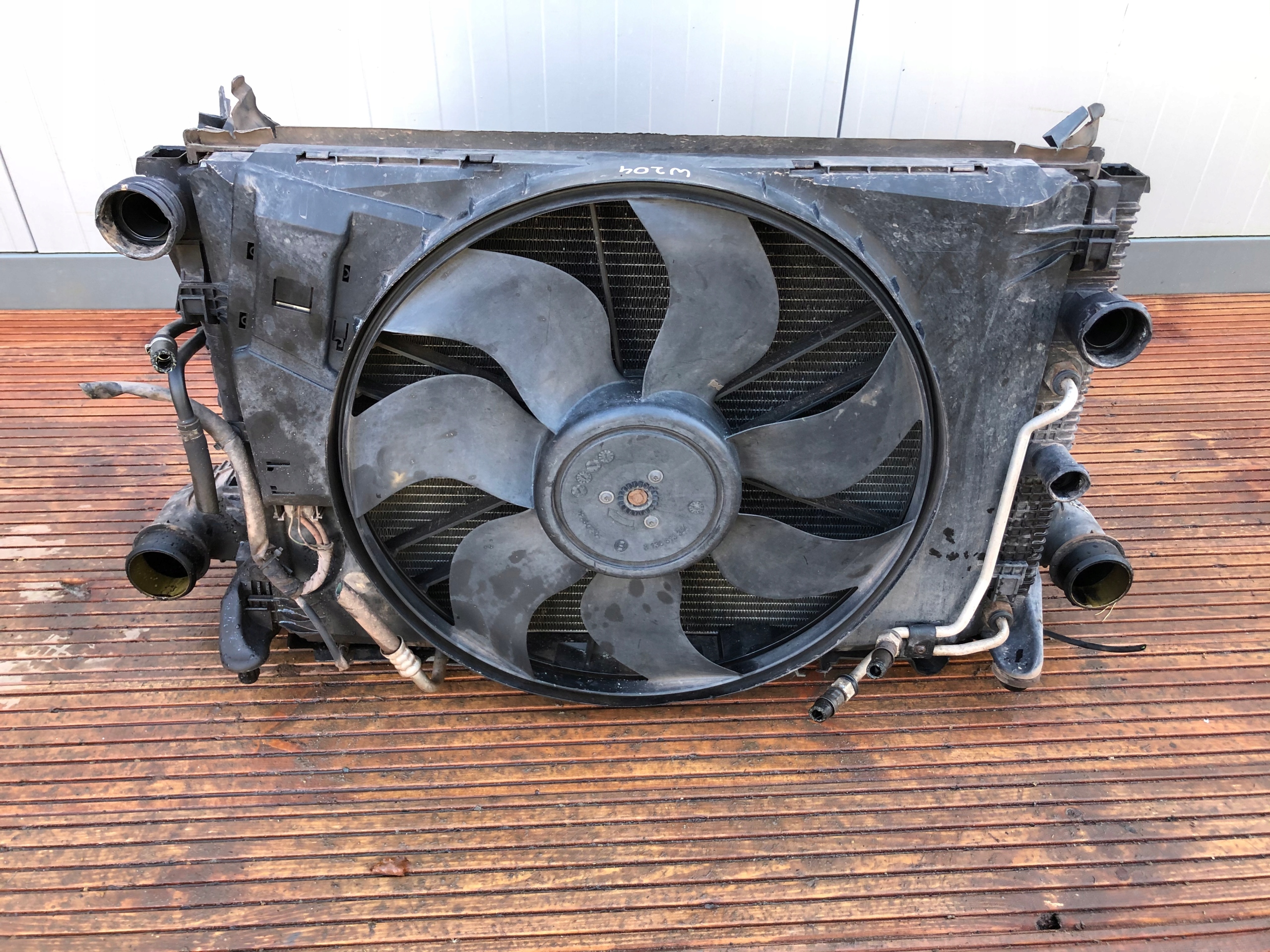 MERCEDES W204 2.2 CDI tension belt radiator front front