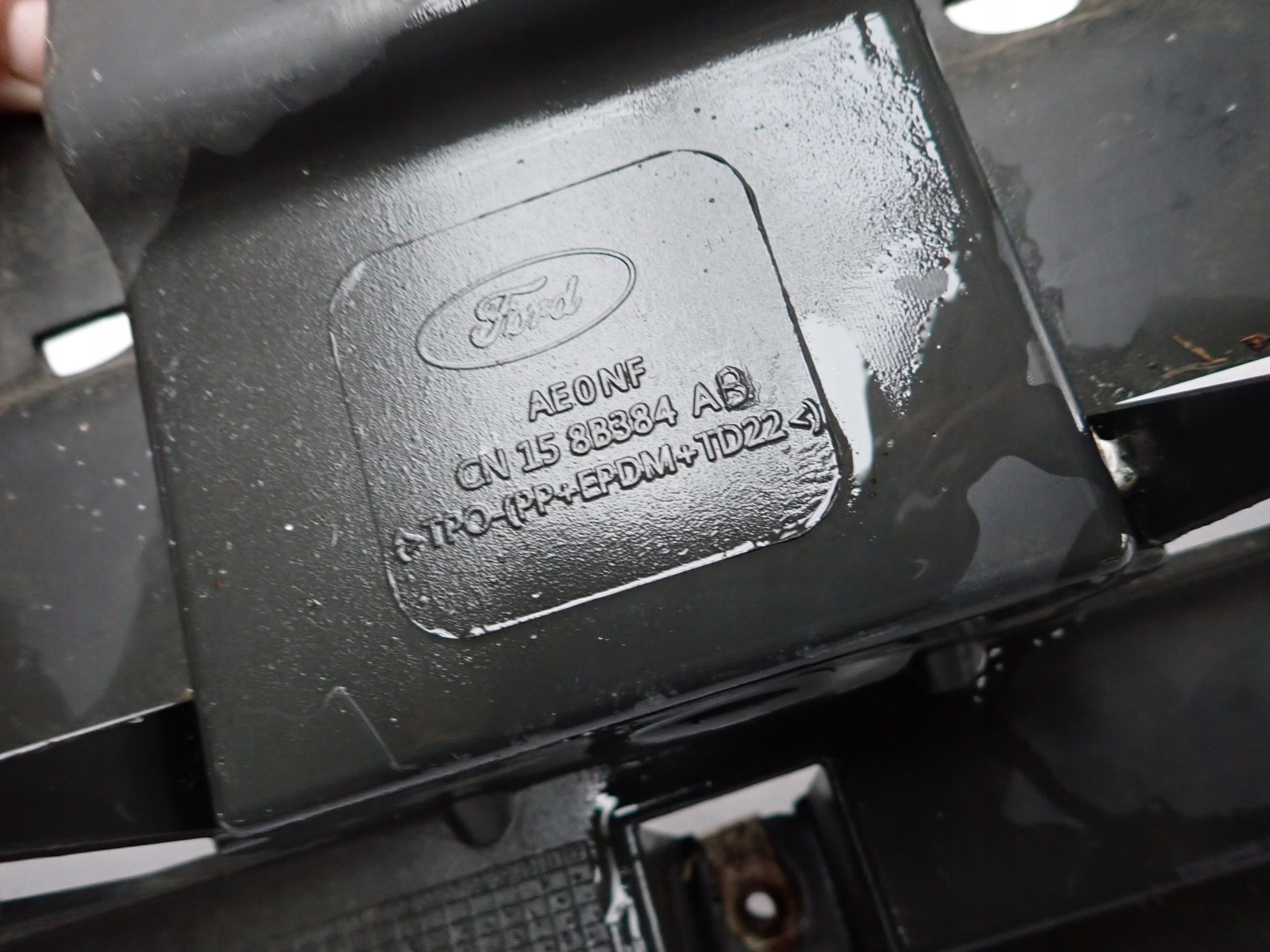 cover lower below bumper cover FORD ECOSPORT CN158B384AB