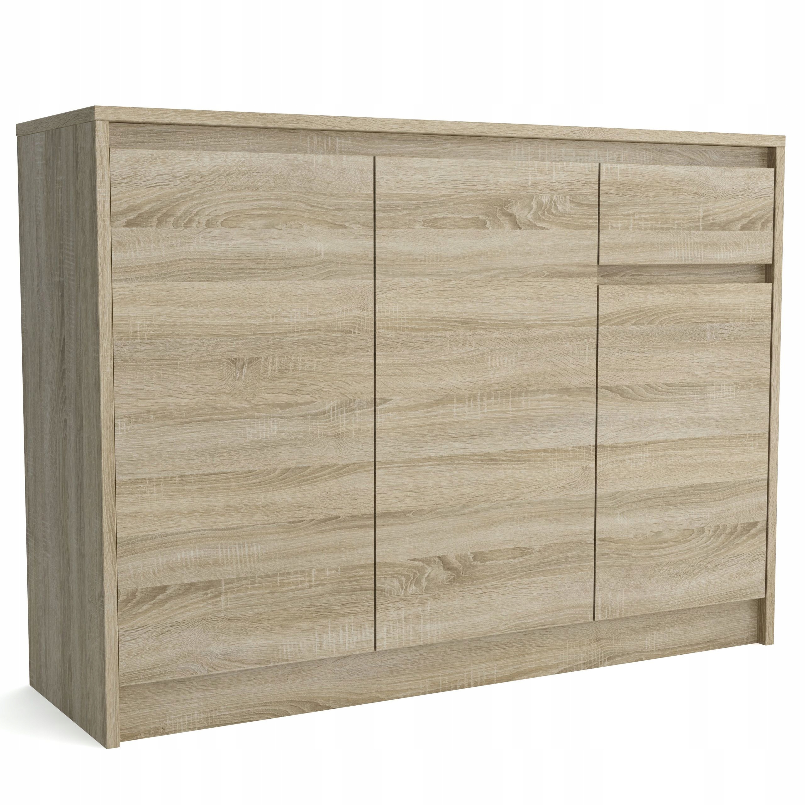 Komoda Astorre 113 cm do obývacího pokoje Ložnice se zásuvkou Dub sonoma