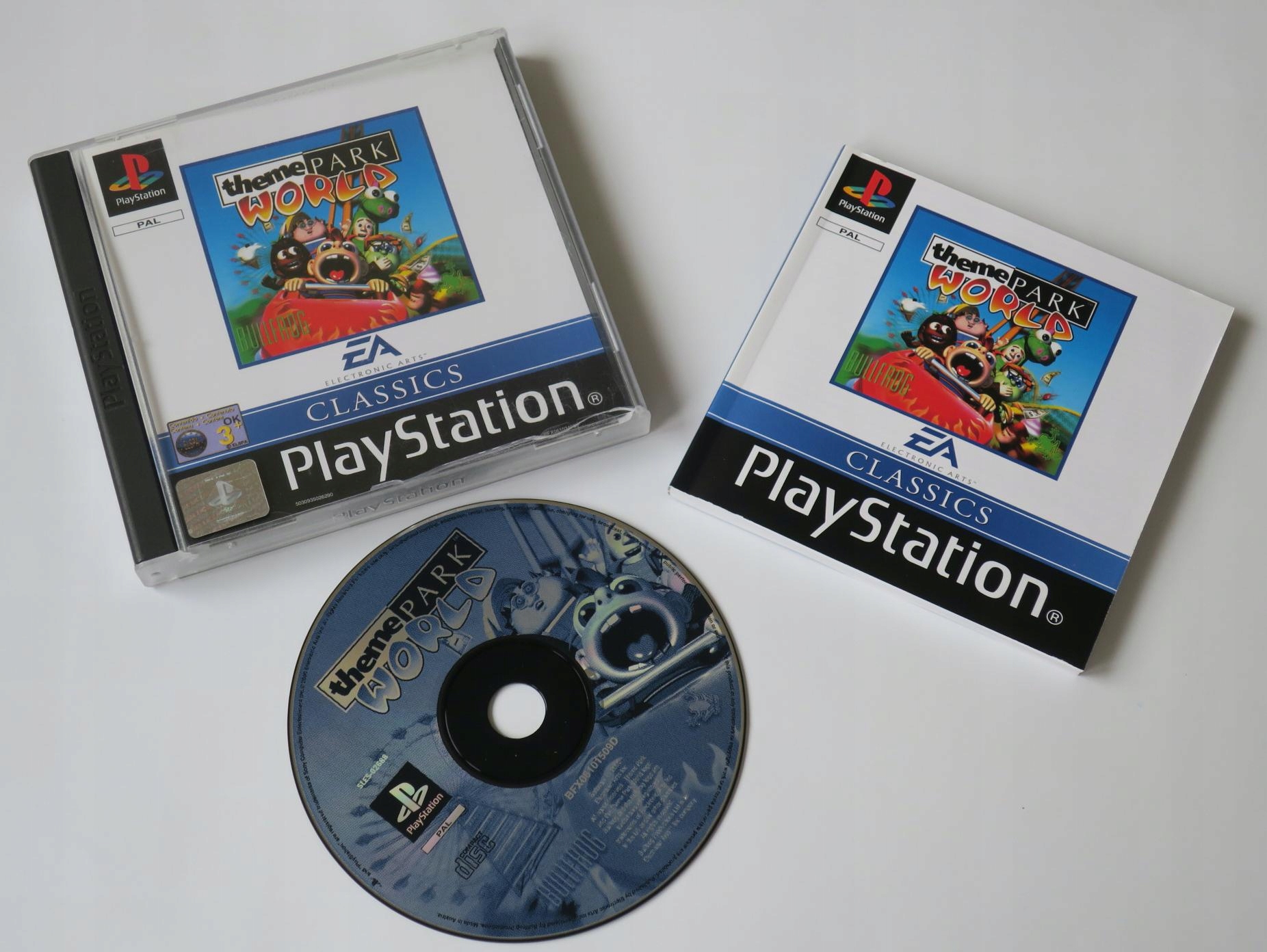 PS1 GRA THEME PARK WORLD PLAYSTATION 1 PSX Platforma Sony PlayStation (PSX)