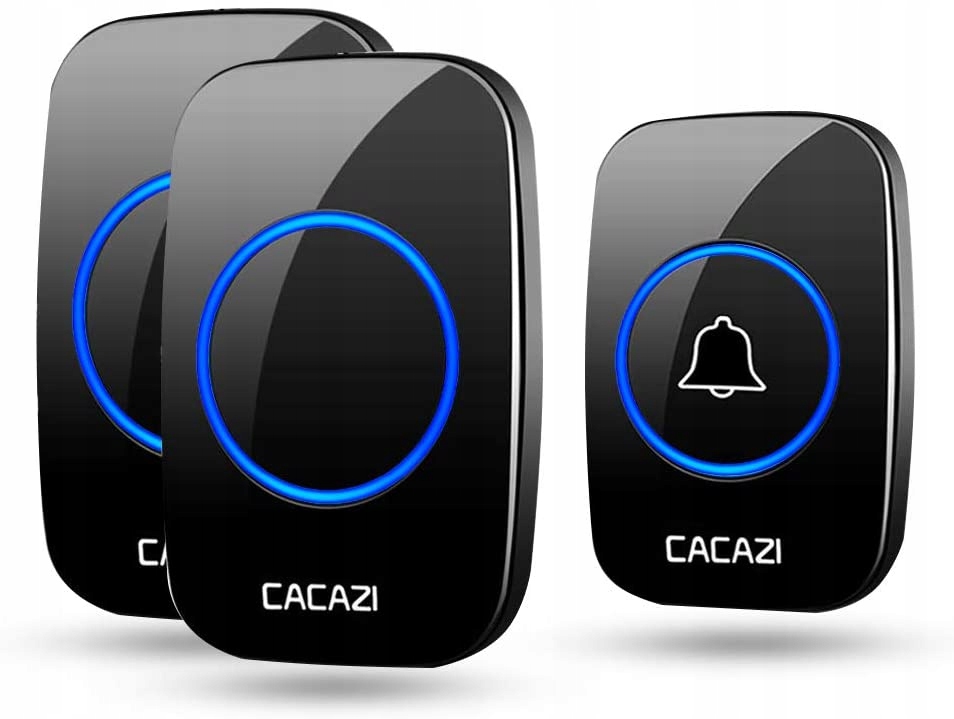 1x MUZYKA DZWONEK DO DRZWI BEZPRZEWODOWY+2ODBIORCA