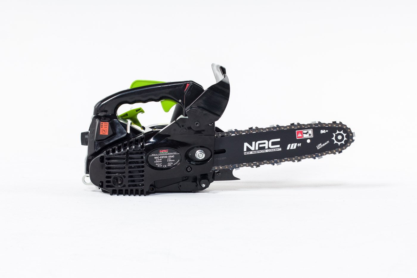 Piła SPALINOWA Łańcuchowa PILARKA Gałęziówka NAC 25 cm 25,4 cm3 1 KM LEKKA Marka NAC