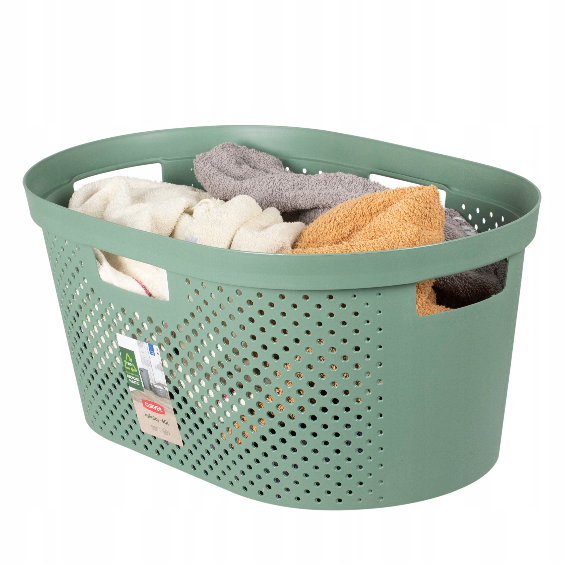 

Curver Kosz Na Pranie Do Magla Recycled 39 Zielony