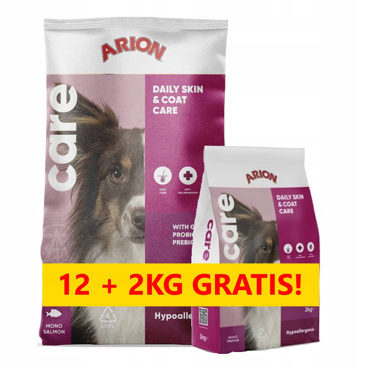 Arion Care Hypoallergenic z łososiem 12kg