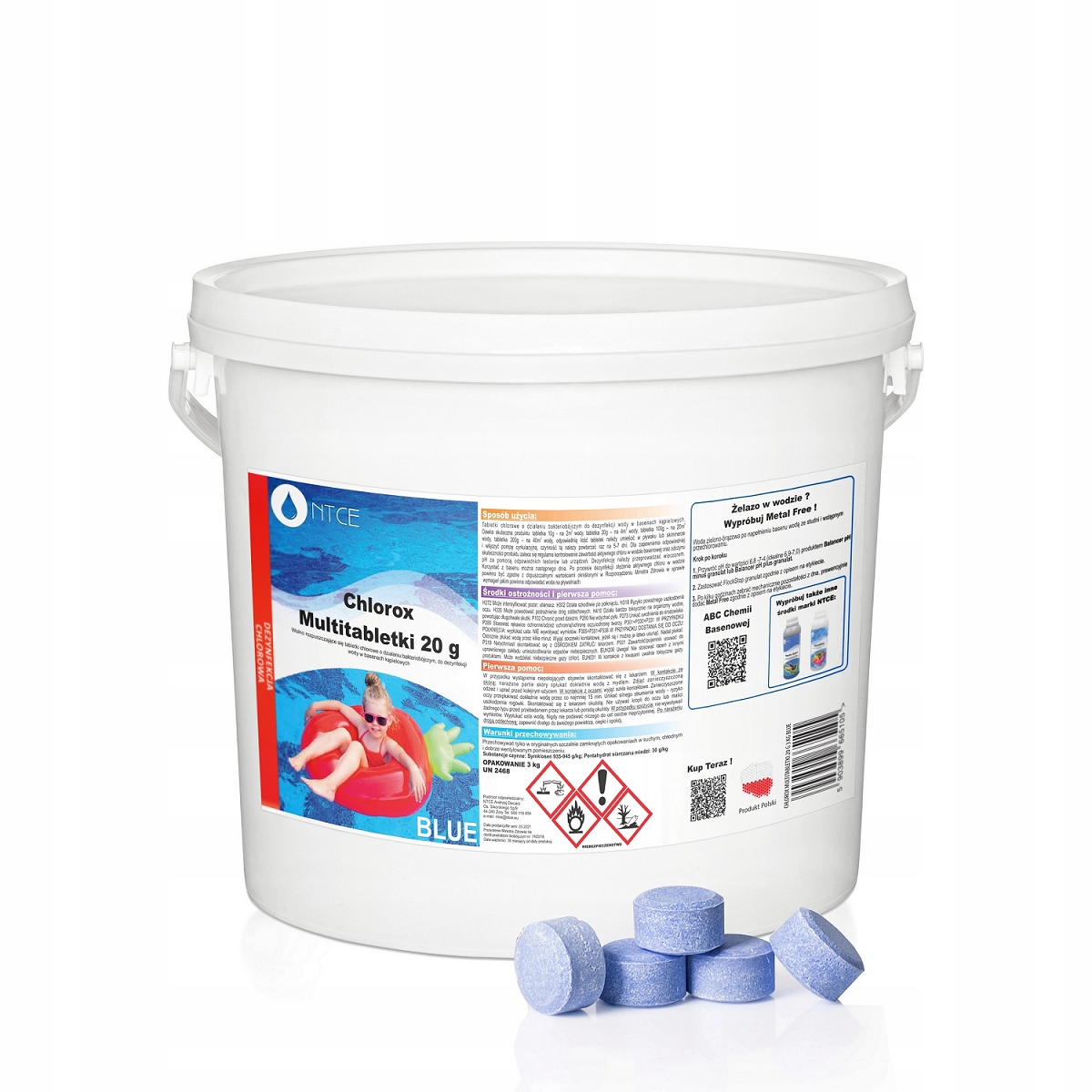 

Ntce Chlorox Multitabletki 20 g Blue 3 kg