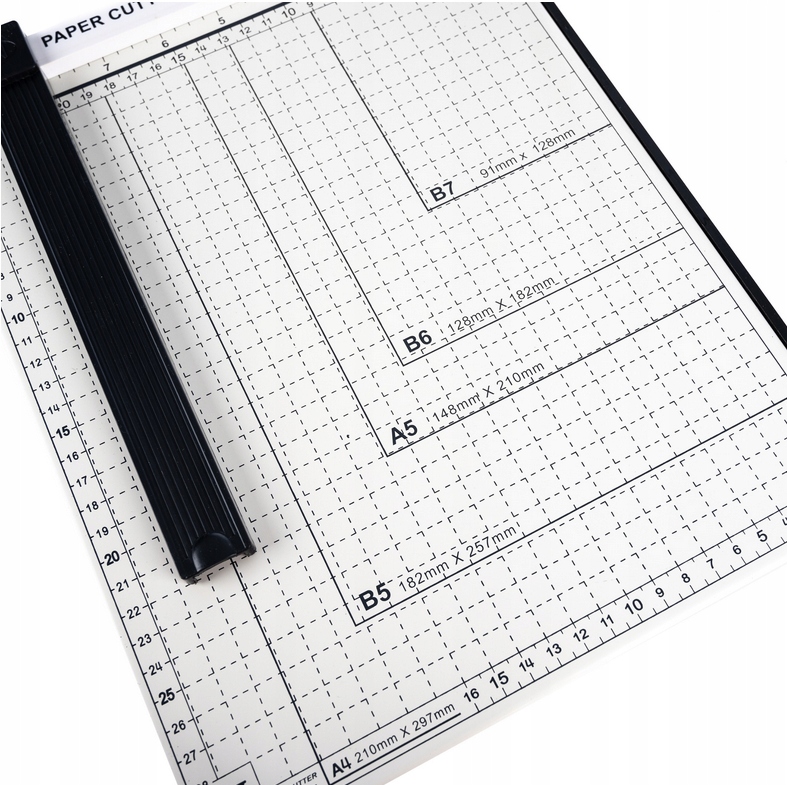 METALOWA GILOTYNA DO CIĘCIA PAPIERU PRECYZYJNA OBCINARKA WZMOCNIONA A4 A5 Model GILOTYNA DO PAPIERU NOŻOWA FORMAT OD A4-B7