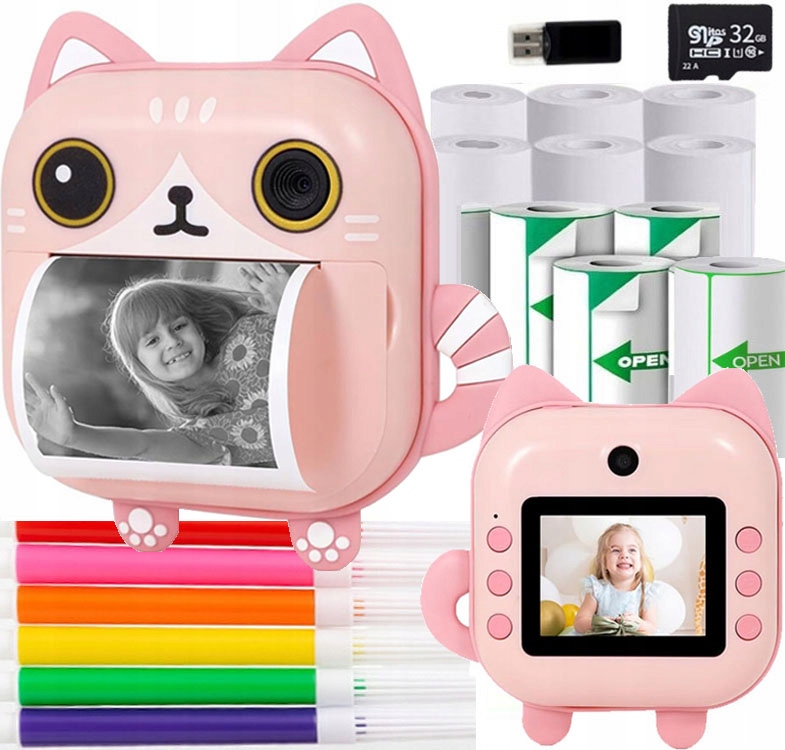 Mini Drukarka Drukuś Aparat Fotograficzny Natychmiastowy Termiczna