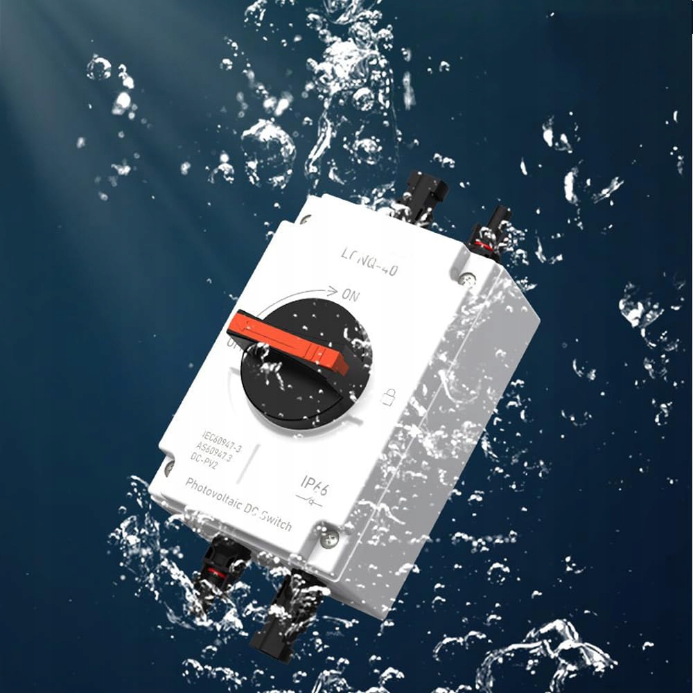 Wyłącznik Pv DC 32A 1200V Wodoodporny IP66