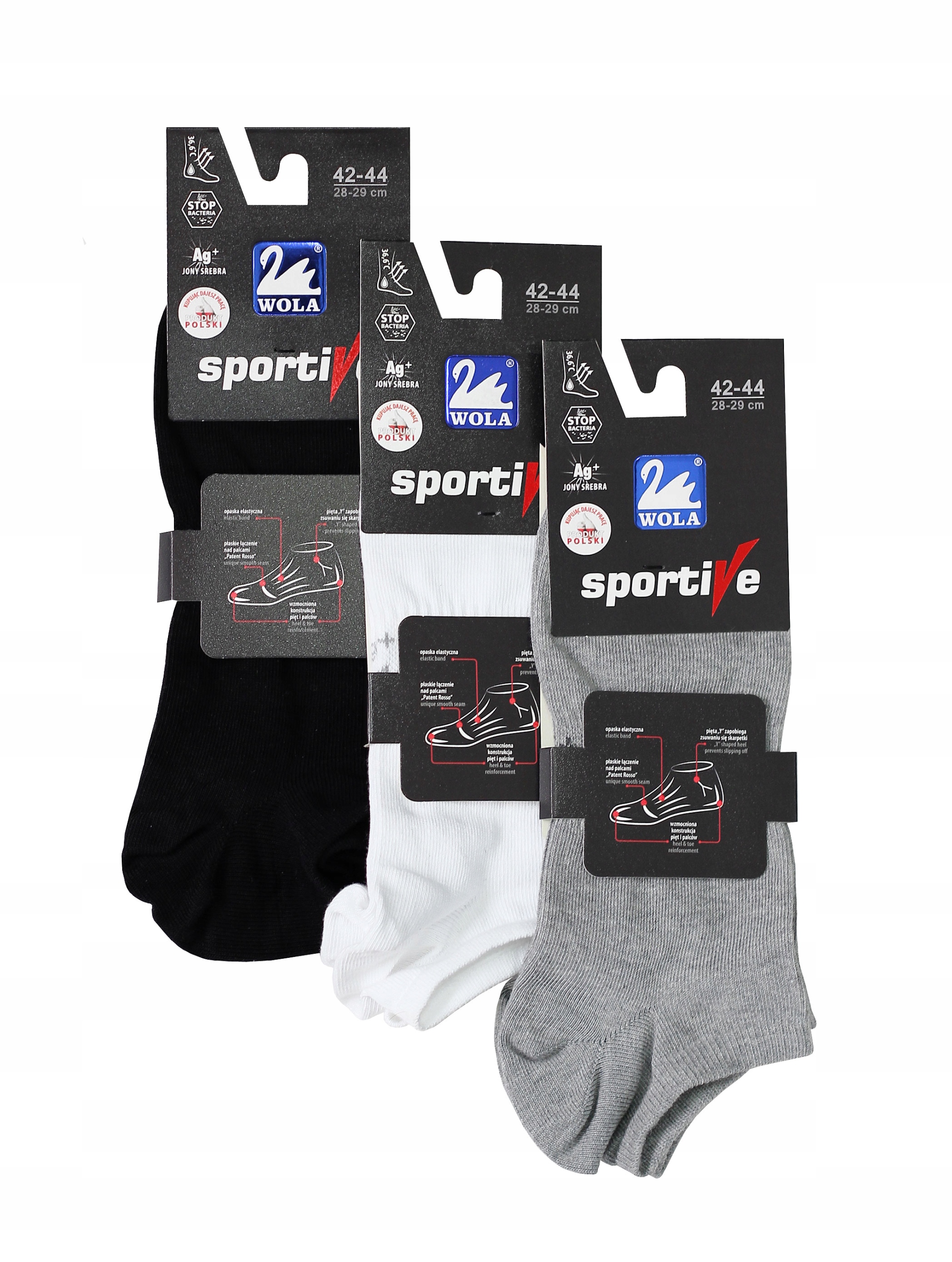 

Wola stopki męskie Sportive + Ag 45-47 białe