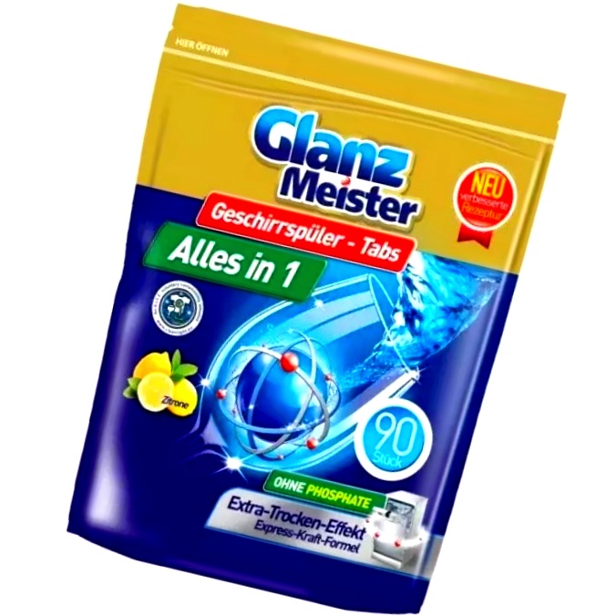 

GlanzMeister Alles in 1 tabletki do zmywarki 90szt