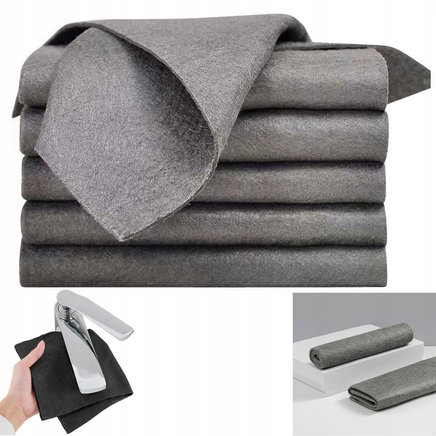 Levně 5 X Kouzelné Utěrky Na Okna Bez Šmouh 30x40CM