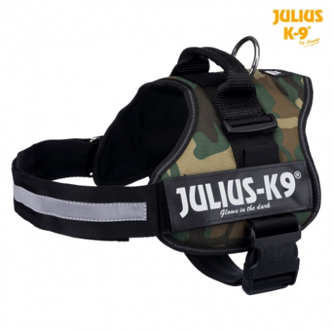 Trixie Szelki Julius-K9 kamuflaż dla psa L-XL Moro