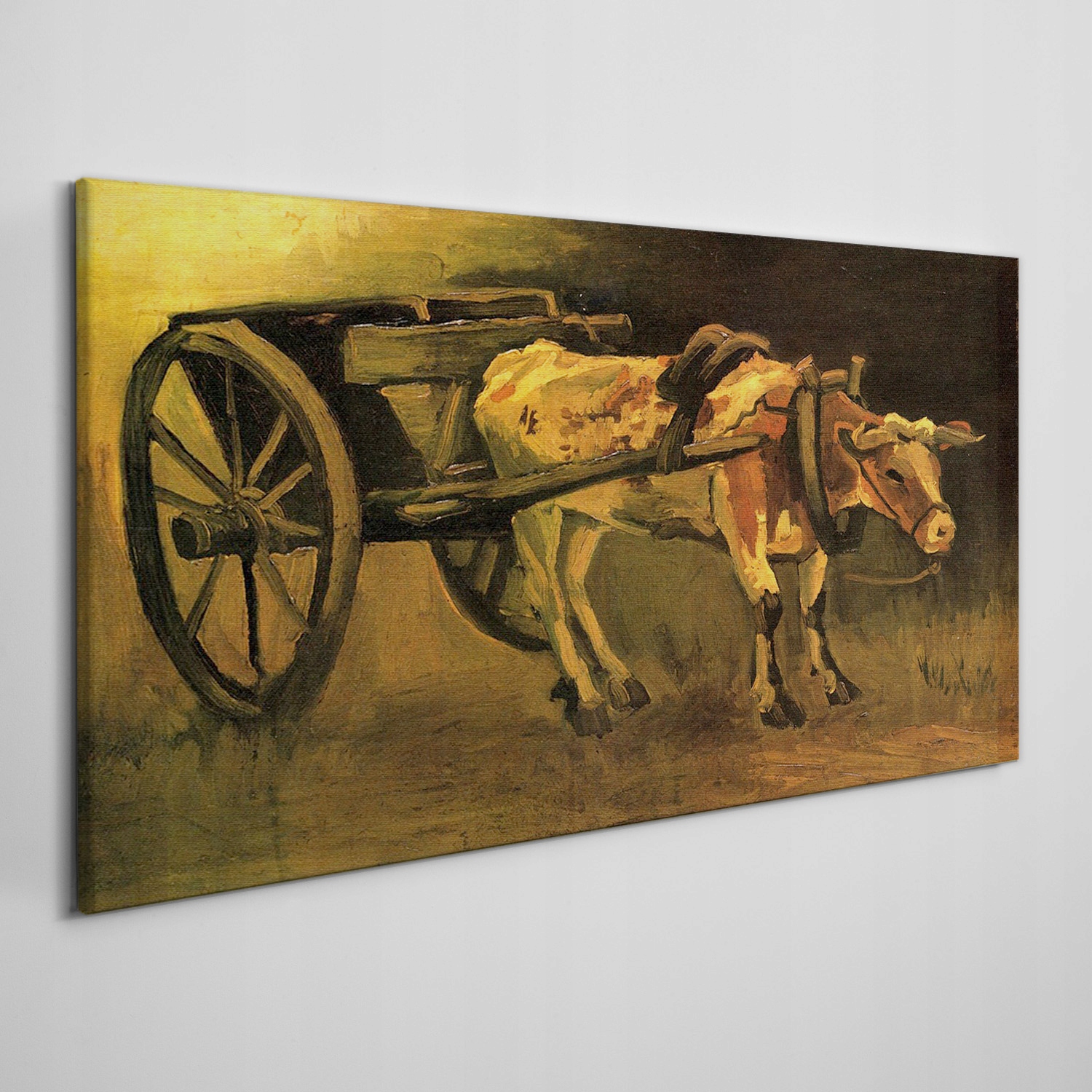 

Obraz na płótnie Wózek i wół Van Gogh 100x50 cm