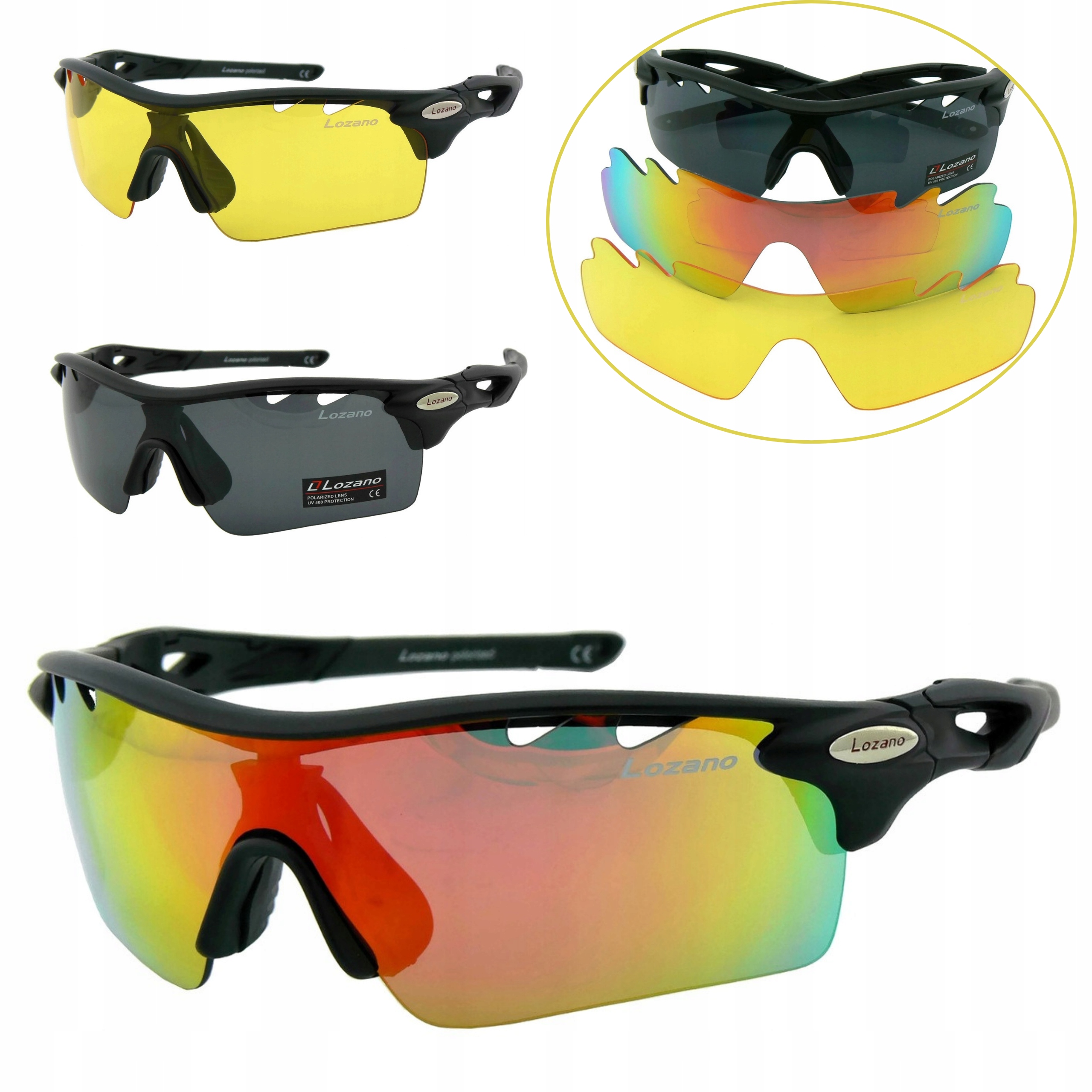 Sportovní Polarizační Brýle Snowboardové Lyže Vyměnitelné Čočky Uv Ochrana