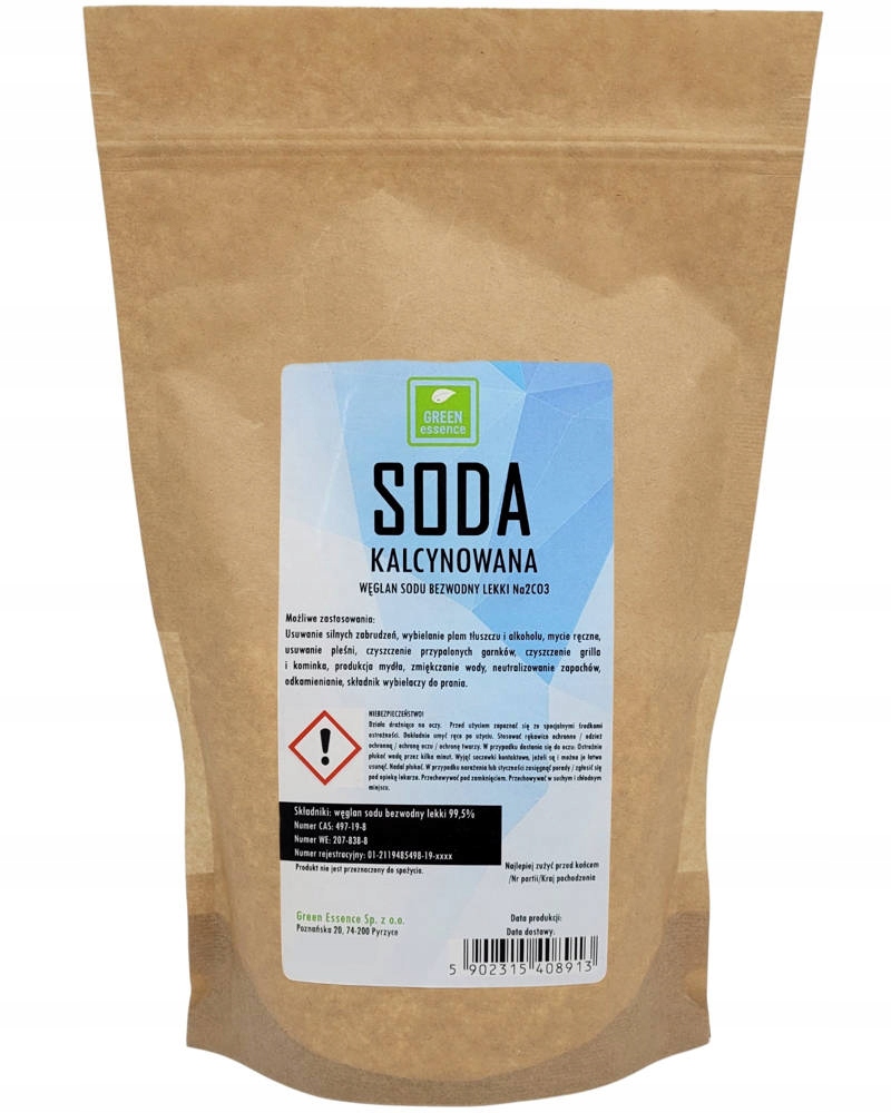 

Soda Kalcynowana Piorąca 1kg Węglan Sodu Bezwonny