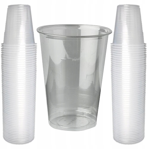 KUBKI WIELORAZOWE DO NAPOJÓW DRINKÓW PIWA 400 ML 50 SZT