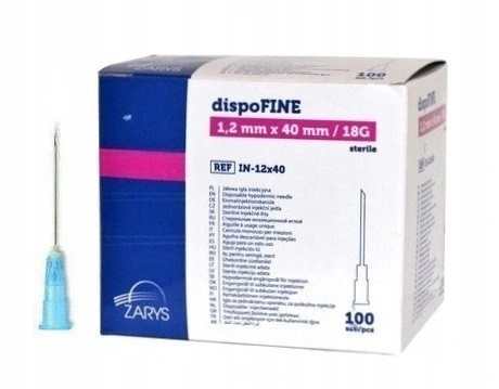 

Igła Iniekcyjna Do Iniekcji 0,6x30 100szt