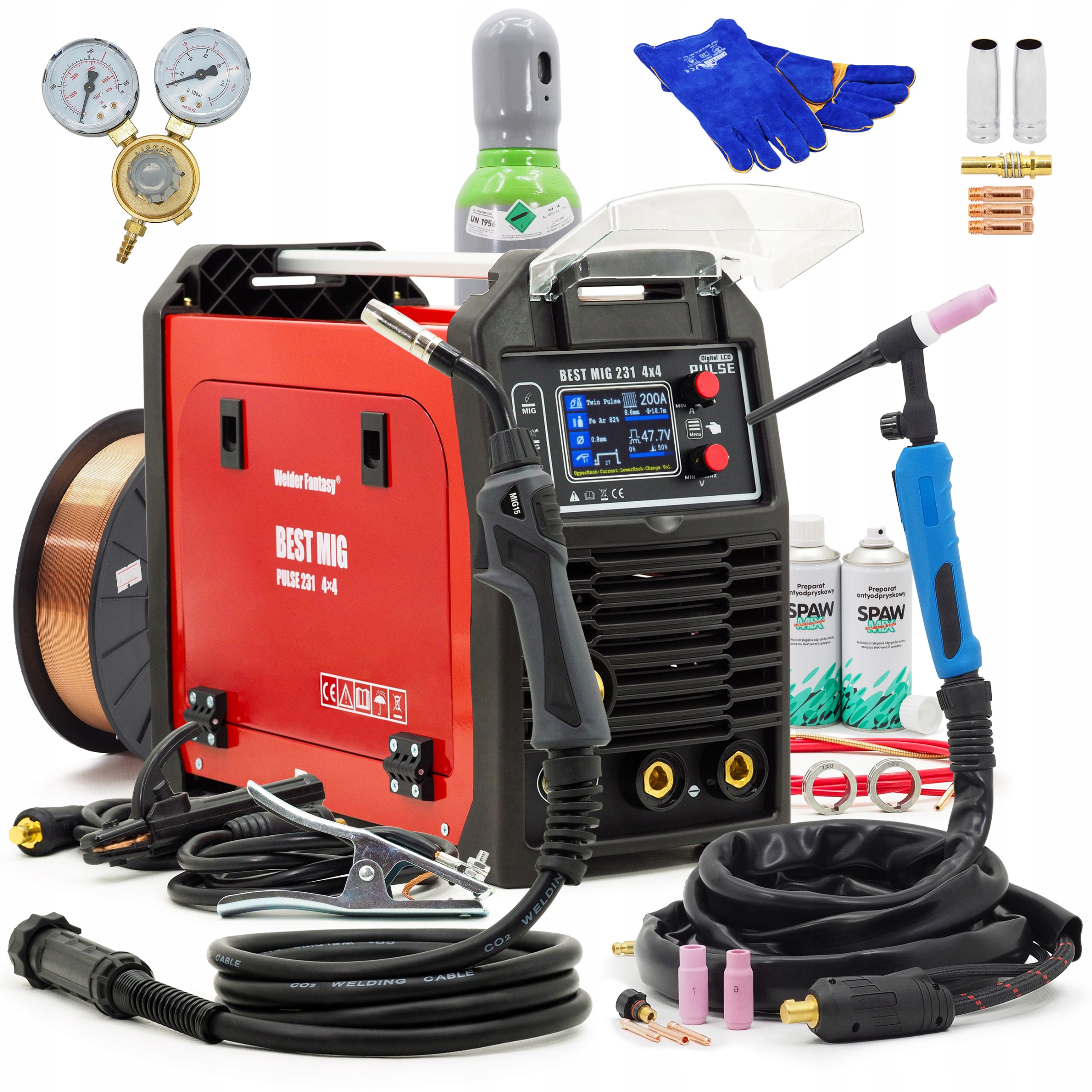 Набор Welder Fantasy BEST MIG 231 4x4 Puls + TIG