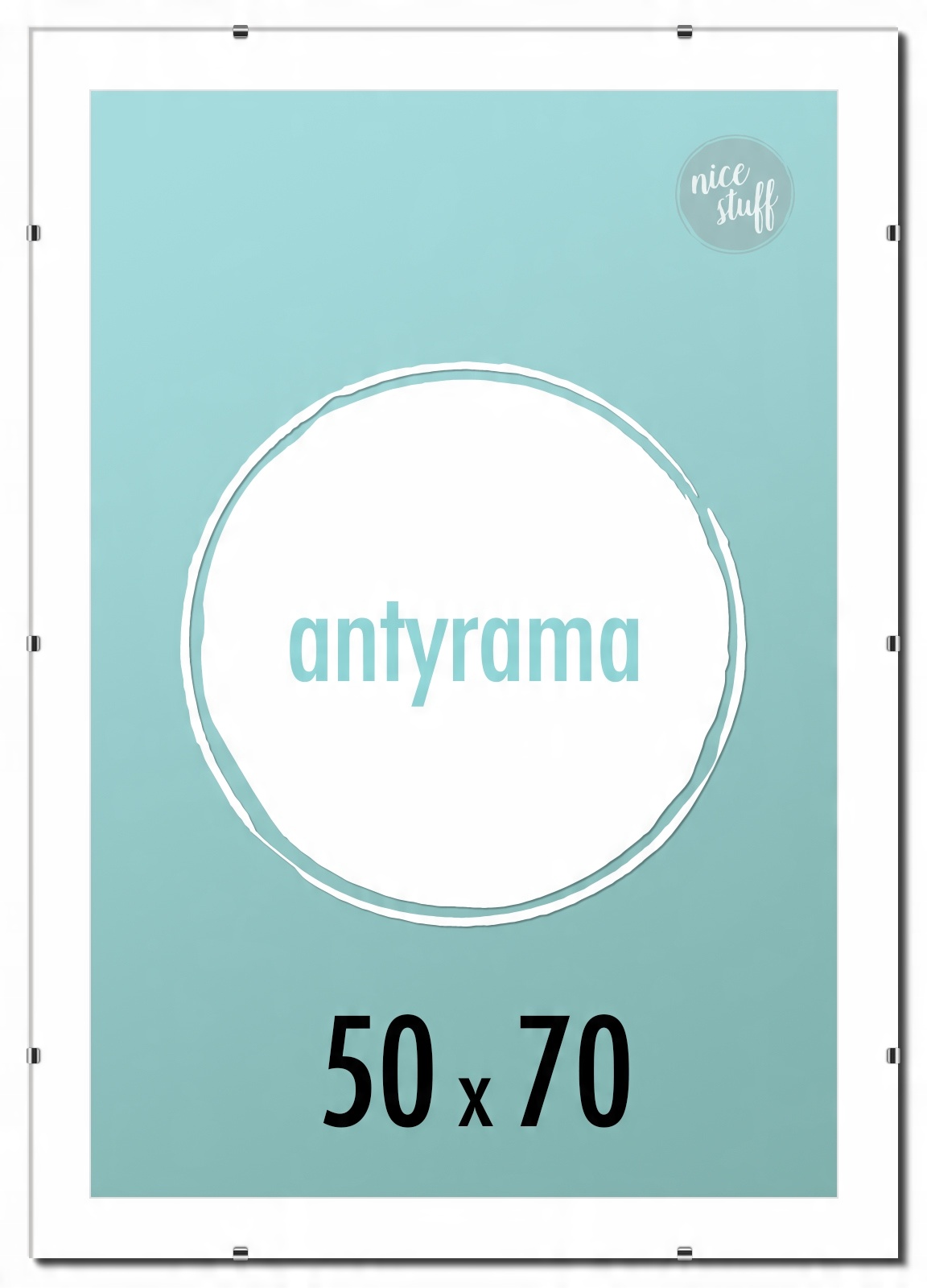 

Antyrama plexi B2 50x70 cm na plakaty i zdjęcia