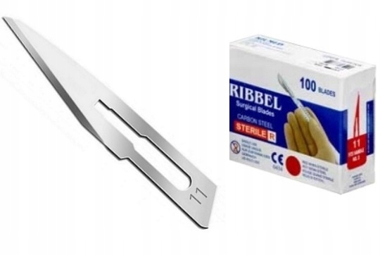 

Ostrze Skalpel Nóż Chirurgiczny Ribbel 100szt 11