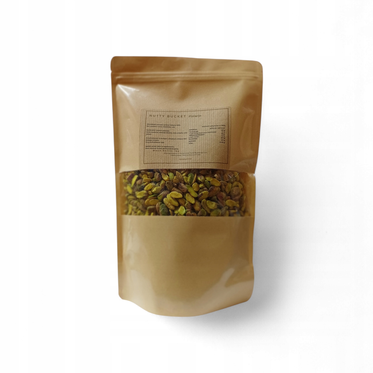 Pistacje bez łupiny surowe 1kg
