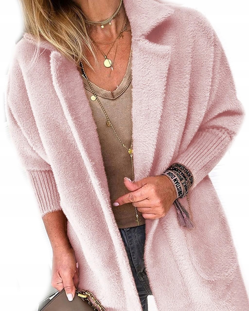 

Płaszcz Alpaka Długi Płaszczyk Wełna Kurtka XXL