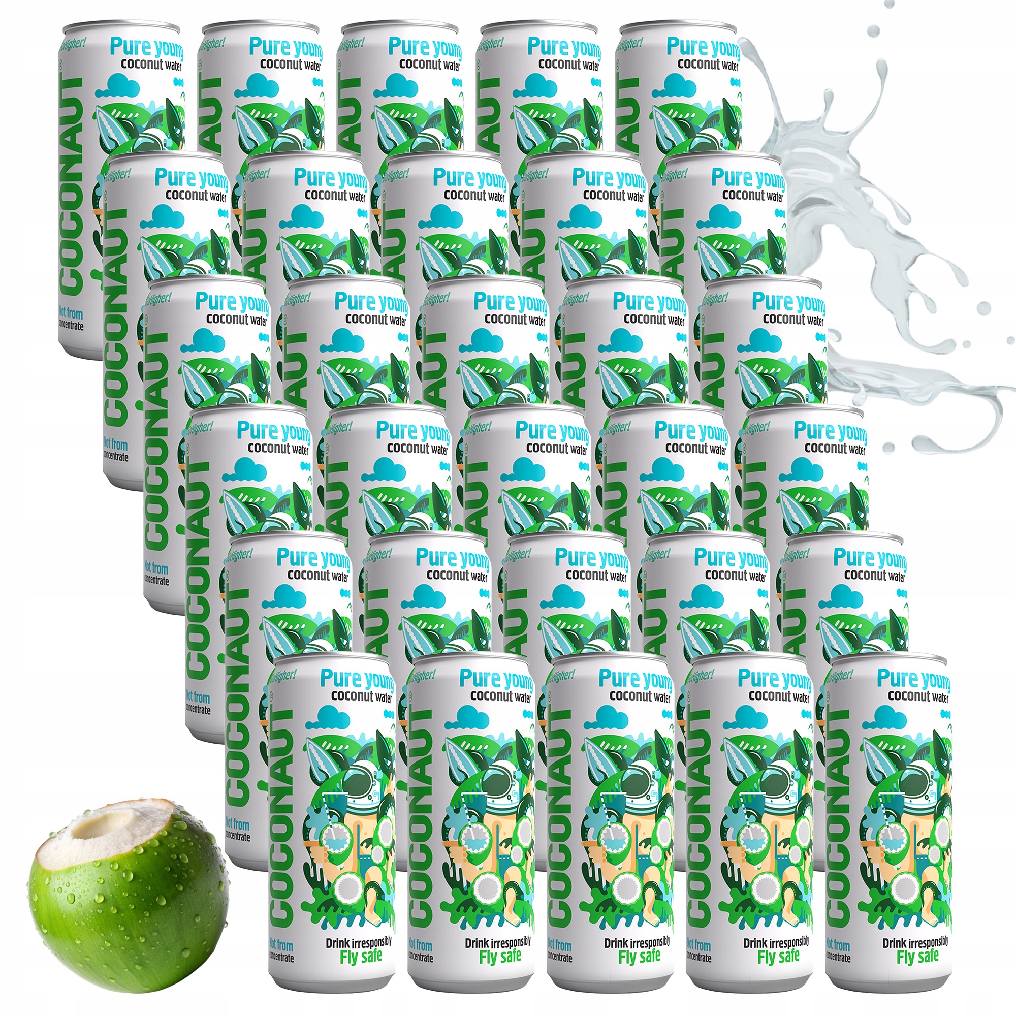 Přírodní Neperlivá Voda Coconaut – Kokosová Voda Z Mladého Kokosu 320 ML