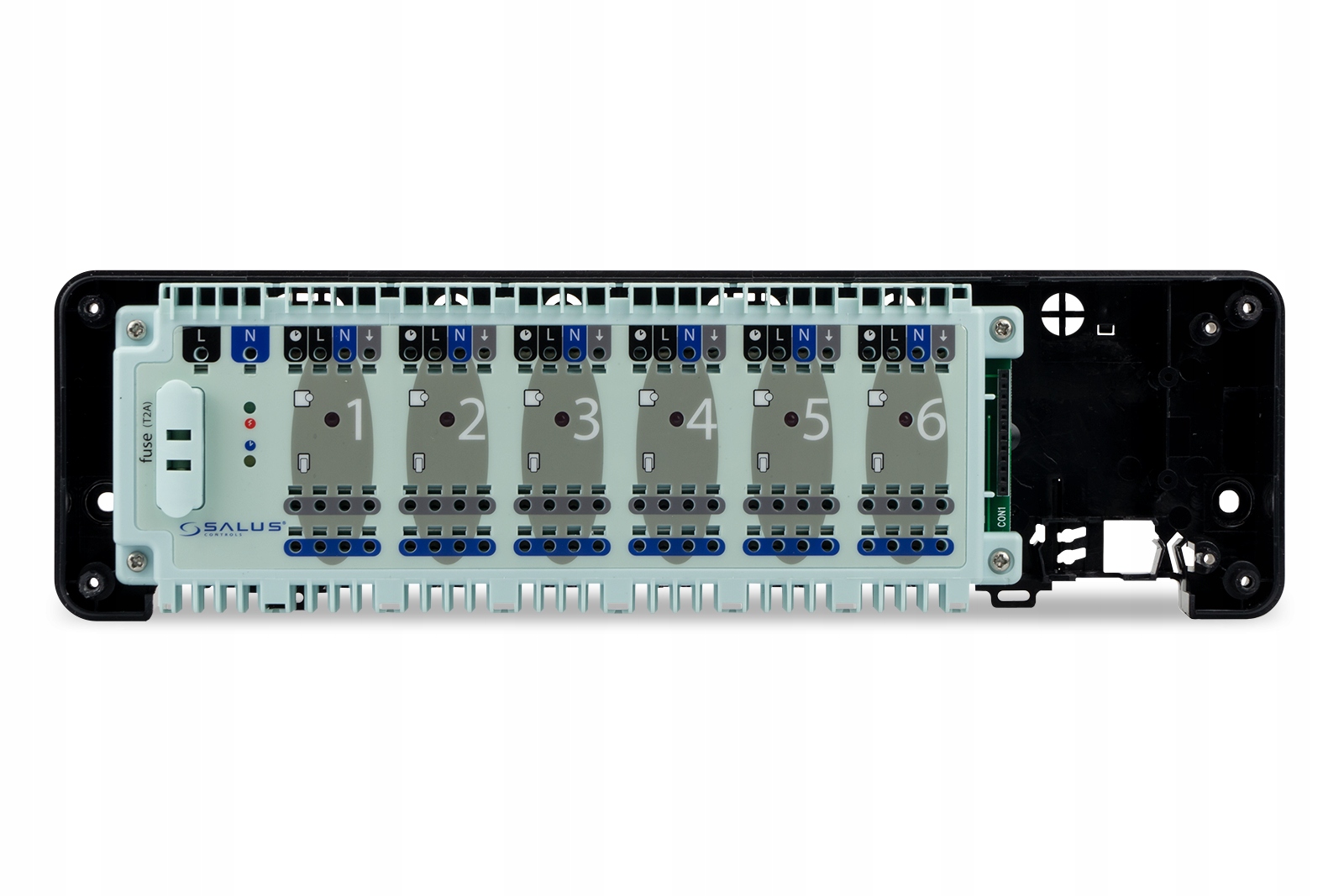 SALUS KL06 CENTRALA LISTWA STERUJĄCA STEROWNIK 6 STREF 6-REGULATORÓW Kod producenta KL06230V