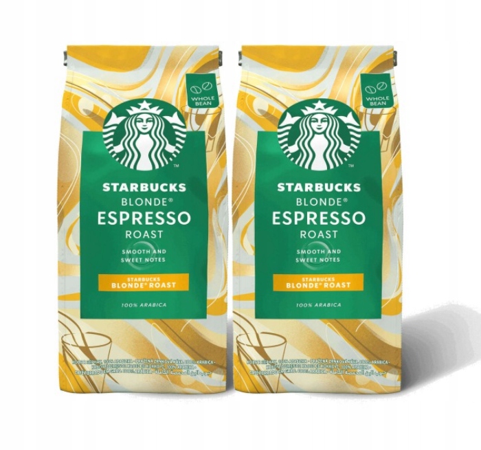 Kawa ziarnista Starbucks Blonde Espresso 2x450g