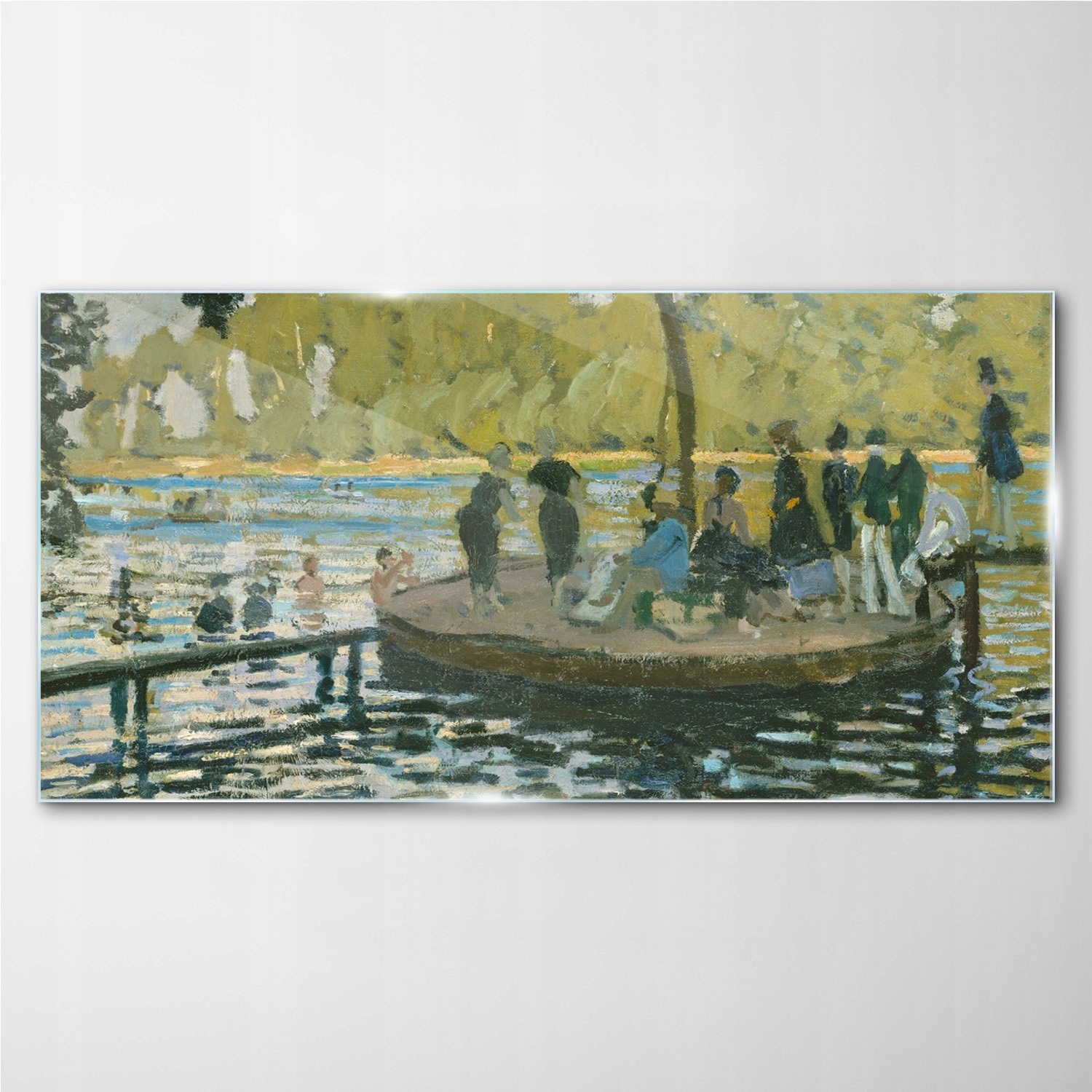 

Foto-obraz szklany La grenouillère Monet 100x50 cm