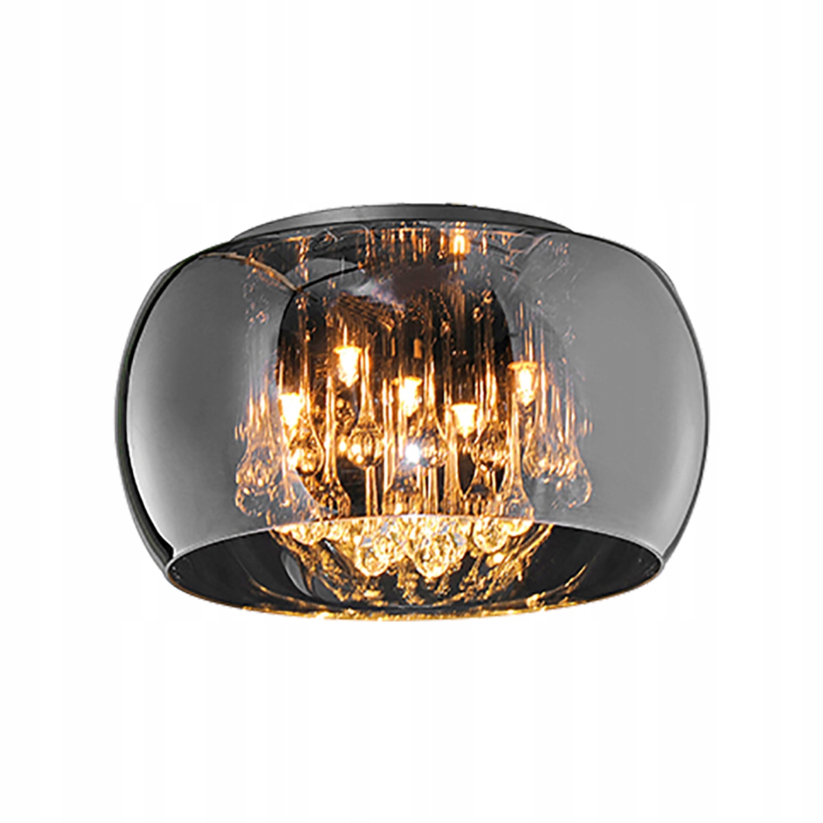 Stropná lampa stropné svietidlo okrúhla strieborná Trio