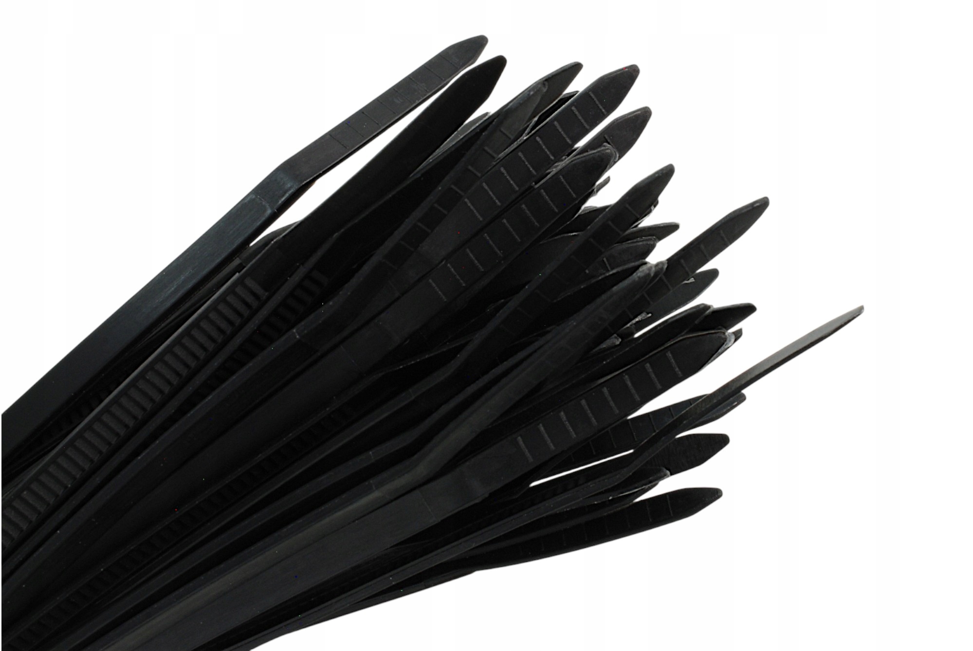 Opaski Zaciskowe Kablowe Trytytki Obejmy 3,6 mm 120 mm Czarne 100 szt.