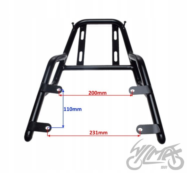 BAGAŻNIK TYŁ DO NIU M1 Dopasowanie do pojazdu produkt dedykowany