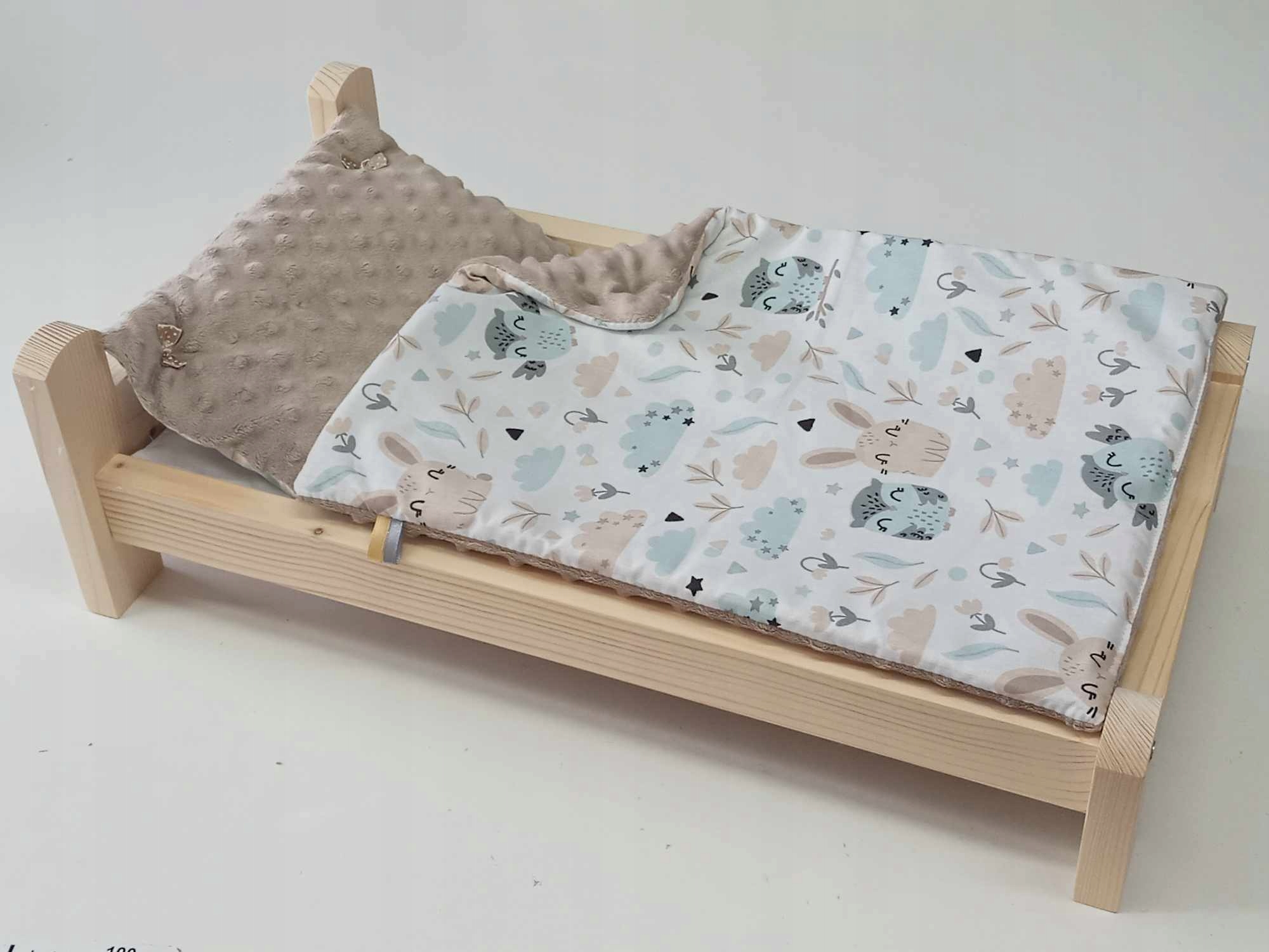 ŁÓŻKO DLA LALKI. ŁÓŻECZKO Z POŚCIELĄ DLA LALEK