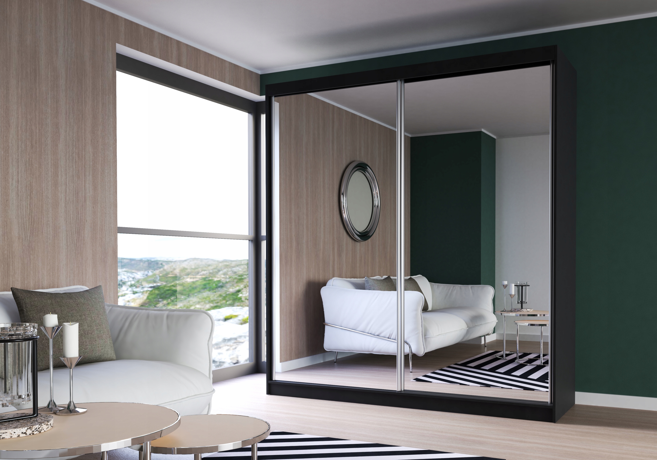 Szafa przesuwna NUBIA 20 (203 cm) Marka Mtj-meble