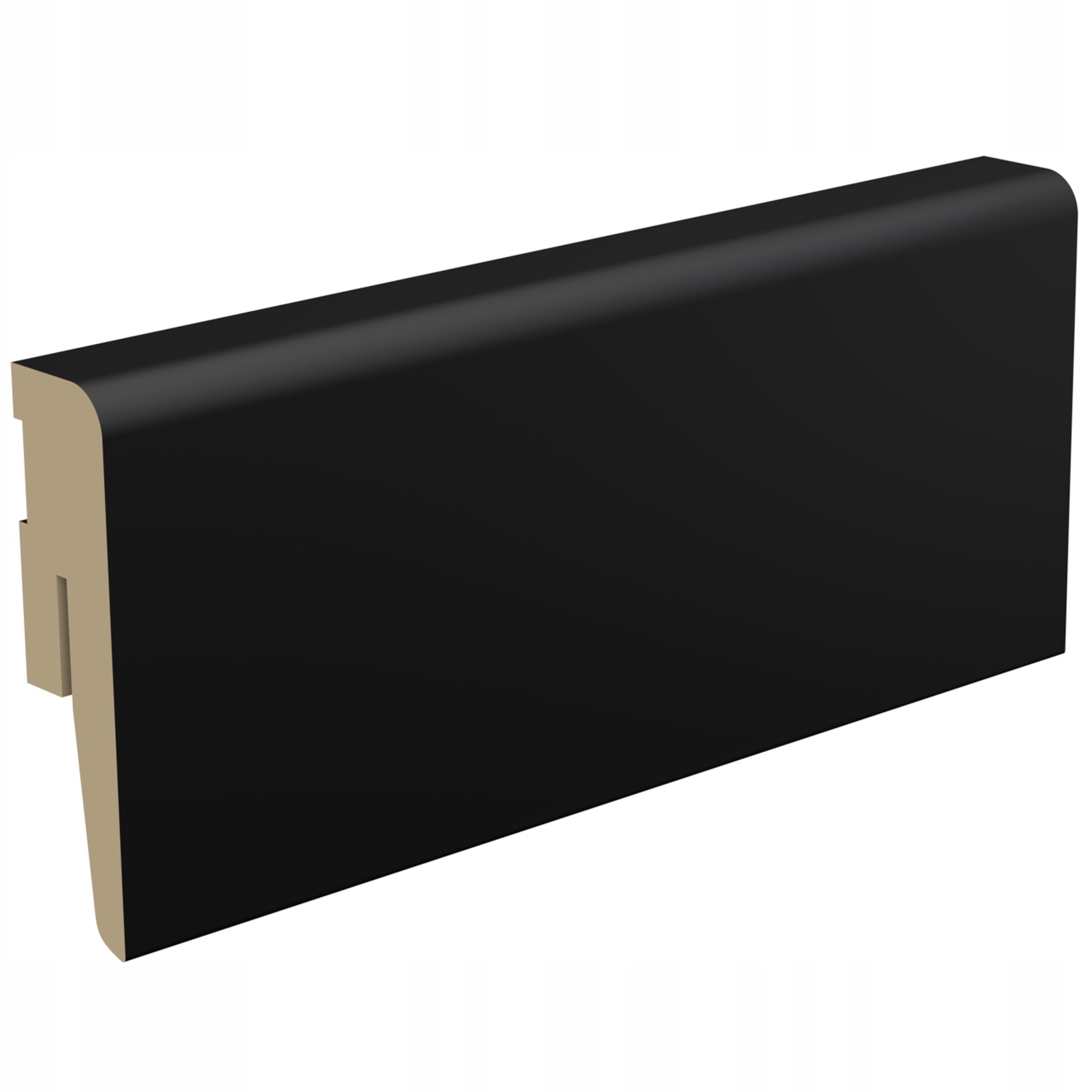 

6cm Czarna Mat Listwa Przypodłogowa Mdf, cokoły 60